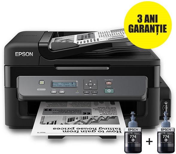 Multifunctional Epson WorkForce M200, A4, 34 ppm, Retea - evoMAG.ro