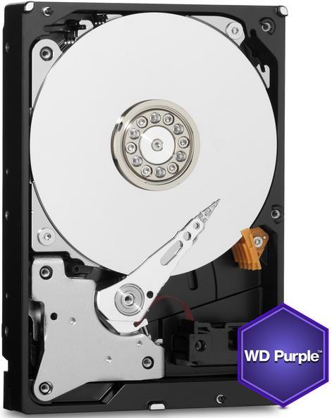 HDD Western Digital Purple, 3TB, SATA III 600, 64MB Buffer - dedicat sistemelor de supraveghere