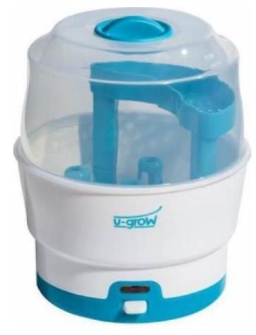 Poze Sterilizator U-Grow El 6 Biberoane, 500W (Alb-Albastru)