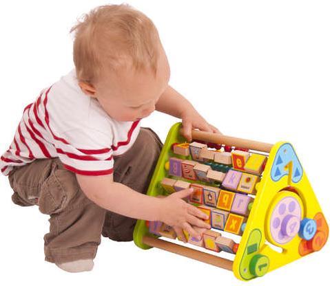 Poze Joc interactiv BigJigs Centru de activitati - litere si imagini in engleza