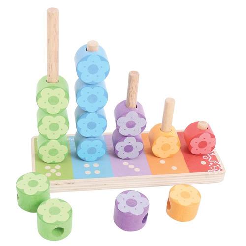 Poze Joc matematic BigJigs Numaratoarea florilor