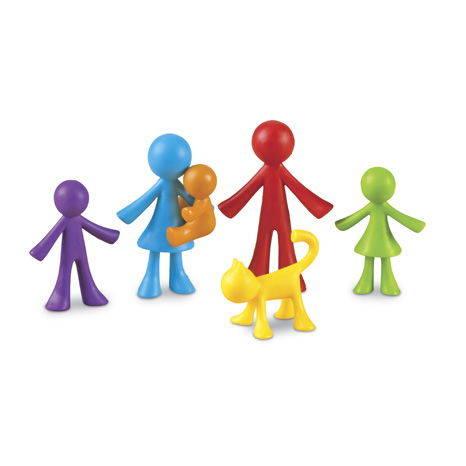 Poze Joc matematic Learning Resources Set pentru sortat si numarat - Familia mea (72 piese)