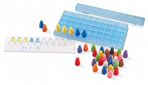 Poze Joc matematic Learning Resources Set de matematica - pinguinii pe gheata