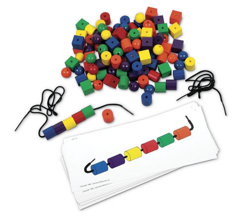 Poze Joc de logica Learning Resources Set de margele si carduri