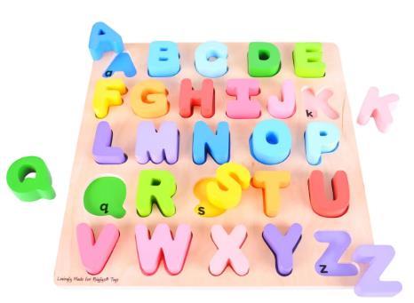 Poze Puzzle colorat BigJigs (Multicolor)