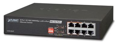 Switch Planet GSD-804P, Gigabit, 8 Porturi, PoE