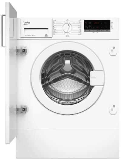 Masina de spalat rufe incorporabila Beko WITC7612B0W, 7 kg, 1200 RPM, Display LED (Alb)