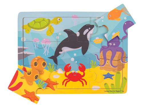 Poze Puzzle BigJigs BJ220, Lumea acvatica