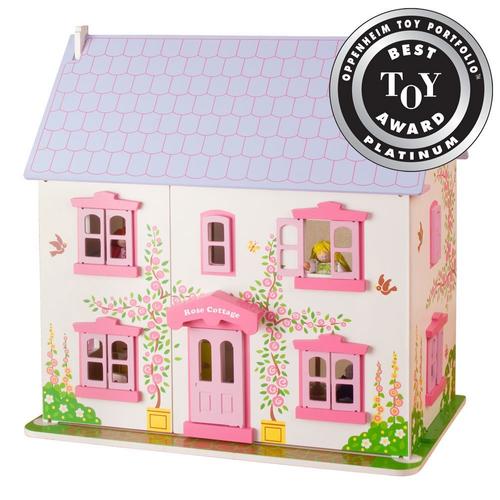 Poze Casuta din lemn pentru papusi BigJigs JT101, Rose