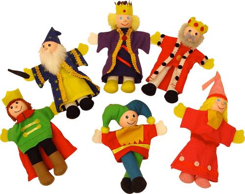 Poze Papusi degetar BigJigs BJ706, Frumoasa din padurea adormita si Regele Arthur