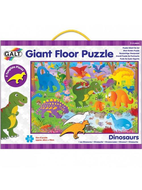 Poze Puzzle Giant Floor Galt Dinozauri, 30 piese