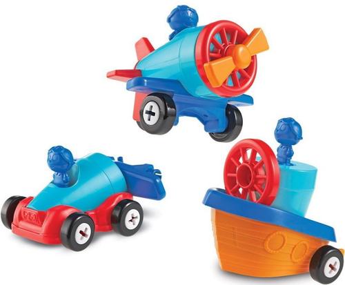 Poze Joc de indemanare Learning Resources LER2840, 1, 2, 3 Hai sa construim