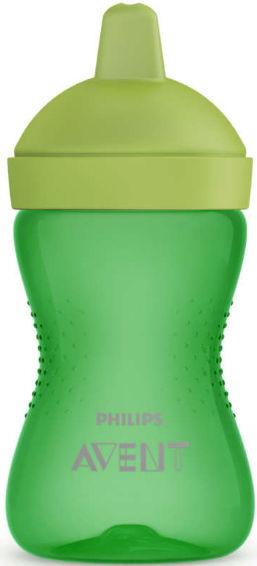 Poze Cana cu tetina moale Philips AVENT SCF804/03, 300 ml (Verde)