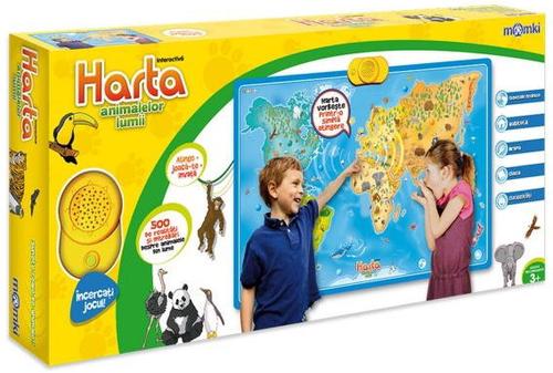 Poze Harta interactiva cu animale Momki ZN0003
