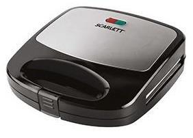 Sandwich maker 3 in 1 Scarlett SC-TM11038, 850W (Negru/Argintiu)