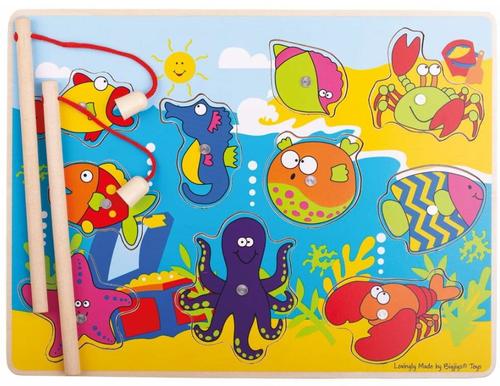 Poze Joc de pescuit magnetic BigJigs, Animalutele marine
