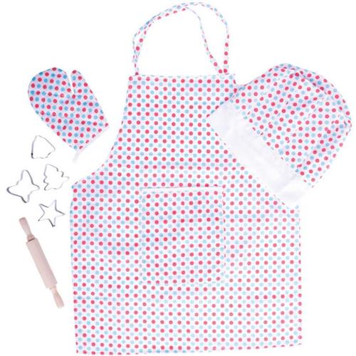 Poze Set sortulet si accesorii BigJigs (Alb cu buline)