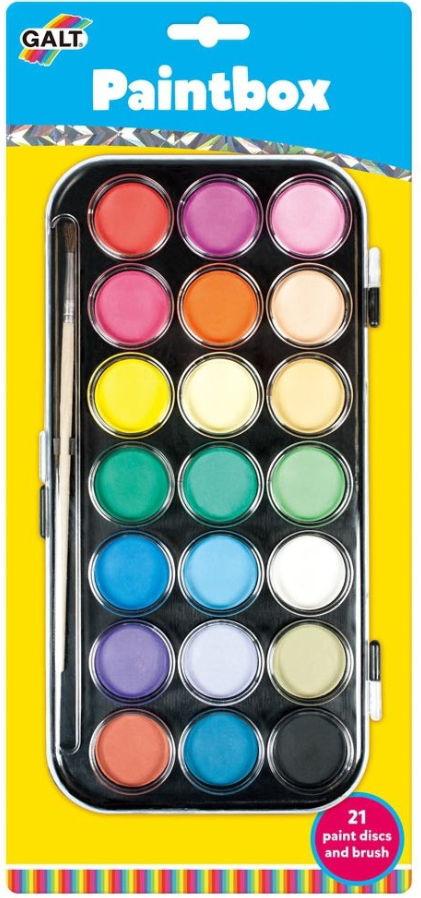 Poze Set 21 acuarele cu pensula Galt