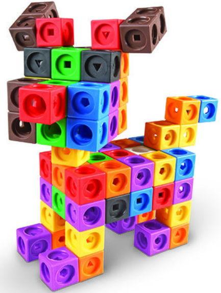 Poze Set de constructie Learning Resources, MathLink