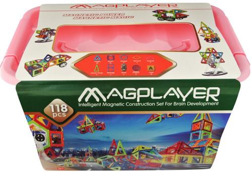 Poze Joc de constructie magnetic Magplayer, 118 piese