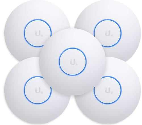 Kit Access Point Ubiquiti UAP-nanoHD-5, Gigabit, Dual Band, 2033 Mbps, 5 bucati (Alb)