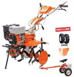 Motosapatoare Ruris 731ACC2 + roti cauciuc 5.00-8 + rarita + accesoriu tractat, 7.5 CP