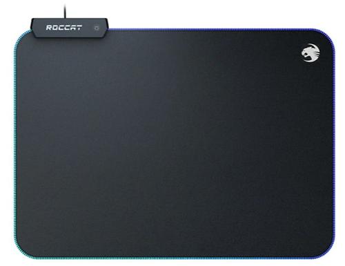 Mouse Pad Gaming ROCCAT Sense AIMO, iluminare RGB, marime Mid (Negru)