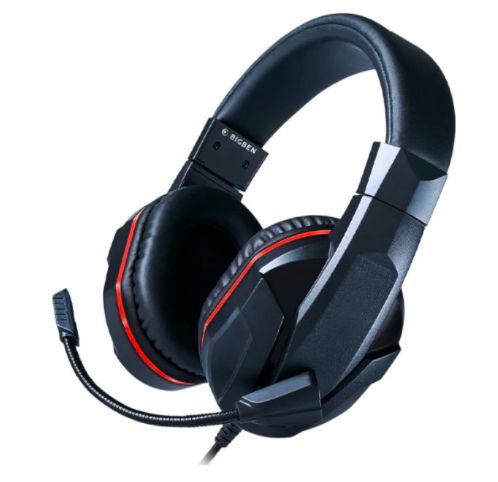 Casti Stereo Gaming Big Ben NAC0007, Jack 3.5 mm, Microfon, Nintendo Switch (Negru)