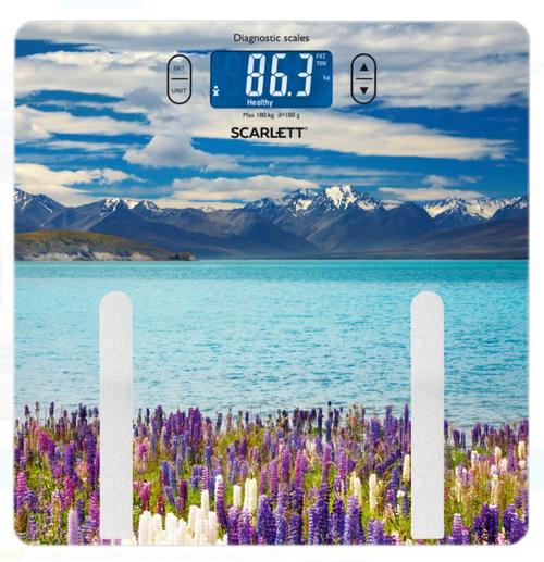Cantar de baie Scarlett SC-BS33ED11, 180 kg (Multicolor)