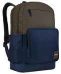 Rucsac Laptop Case Logic CCAM-4116, 2 compartimente depozitare, 2 buzunare frontale, 2 buzunare laterale, model camuflaj, 29L (Albastru/Maro)