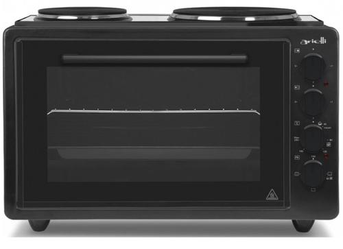 Cuptor electric Arielli AO-3642BL, 1300 W, 42 L, 2 Plite, 3 Moduri de gatire, Termostat ajustabil (Negru)