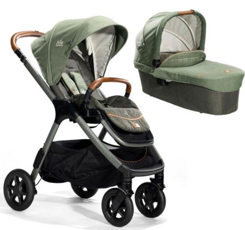 Poze Carucior multifunctional Joie 2 in 1 Finiti Signature, 0-22 kg, Landou, 0-9 kg (Negru/Verde)