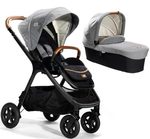 Poze Carucior multifunctional Joie 2 in 1 Finiti Signature, 0-22 kg, Landou, 0-9 kg (Negru/Gri)