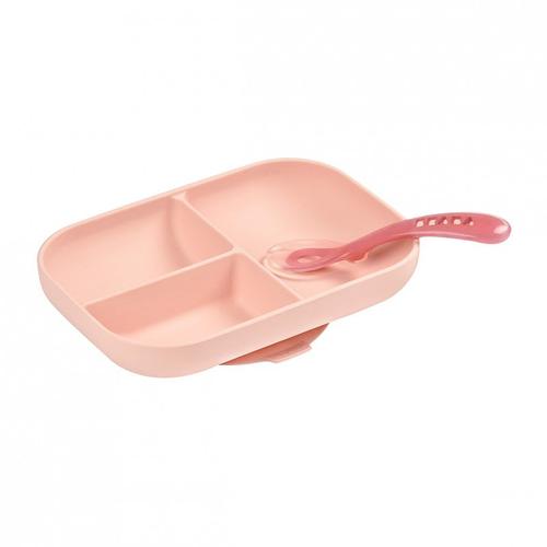 Poze Set Beaba de masa silicon Beaba 2 piese - Roz