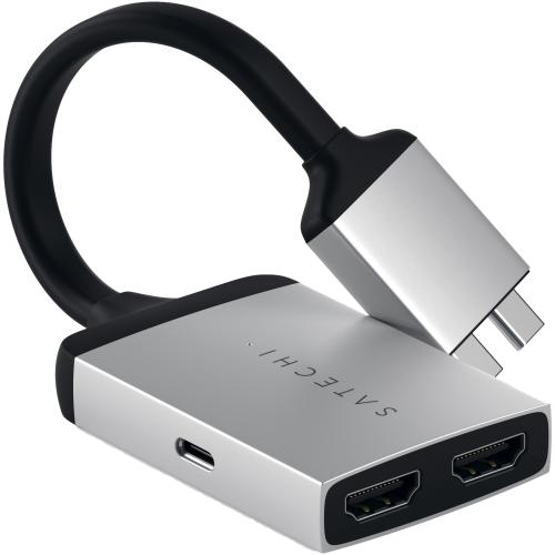 Docking station Satechi TYPE-C Dual HDMI, Silver