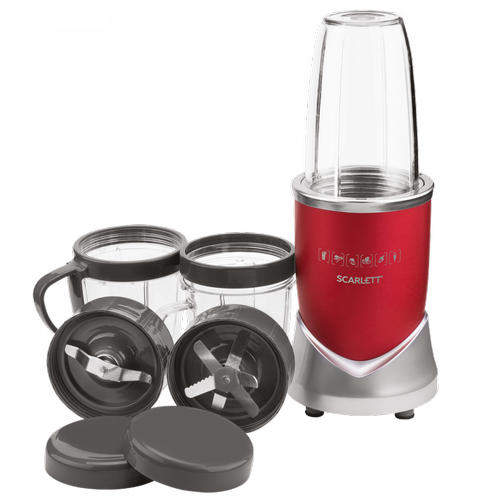 Blender SC-JB146P10, 1000 W, Rosu, 1.4 l