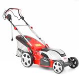 Masina de tuns iarba Hecht 1803S 5 in 1, 1800 W, Latime de lucru 46 cm, Reglare 30-75 mm (Negru/Rosu)
