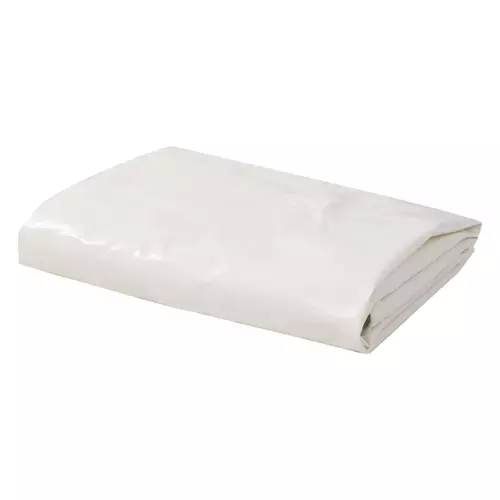 Prelata vidaXL, Panza cu strat de protectie din PVC, 2 x 3 m, Alb, 650 g/m2