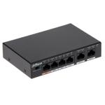 Switch Dahua PFS3006-4ET-60 PoE 4+2 porturi, 250m, 30W
