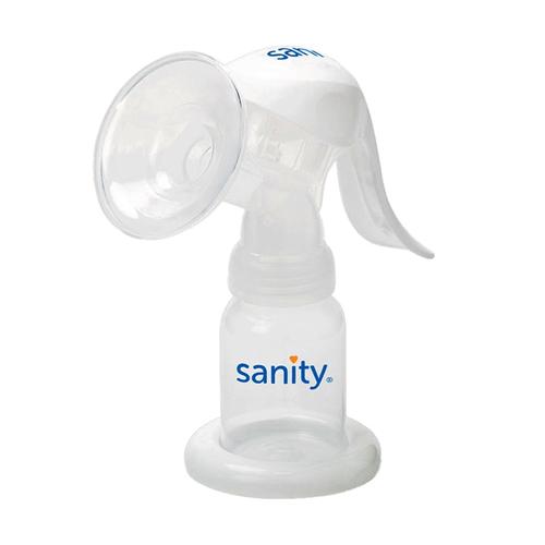 Poze Pompa de san Sanity Easy Comfort, cu clapeta, biberon si tetina BPA free