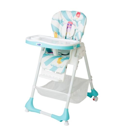Poze Scaun de masa copii JUJU Eat&Joy JU1011-Happy Birds (Albastru)