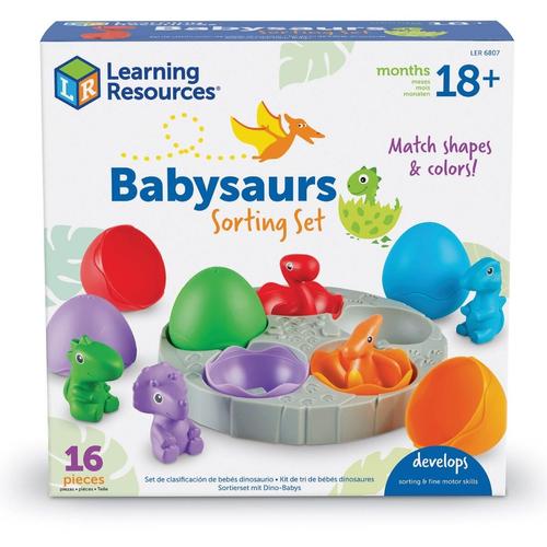 Poze Set de sortat Learning Resources 16 piese - Puiuti de dinozauri