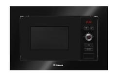 Cuptor cu microunde incorporabil Hansa AMM20BESH, 20 l, 800 W, Grill, LED (Negru)