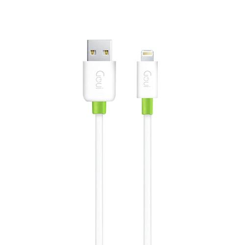 Cablu de date Goui G-LC8PIN-02W, USB - Lightning, 1 m, Alb