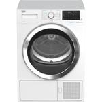 Uscator de rufe Beko DS9430SX, 9 kg, Clasa A++, Pompa de caldura EcoGentle, SteamTherapy, OptiSense, Aquawave, Alb