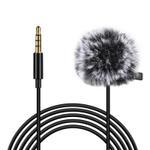 Microfon tip lavaliera Puluz PU3045, Jack 3.5 mm, 3m (Negru)