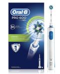 Periuta electrica ORAL-B PRO 600 Cross Action Sensitive (Alb/Albastru)