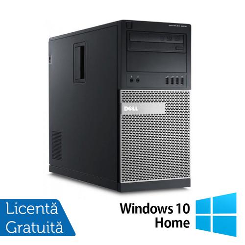 Calculator Sistem PC Refurbished Dell 9010 Tower, Intel Core i7-3770 3.40GHz, 8GB DDR3, 240GB SSD, DVD-RW + Windows 10 Home