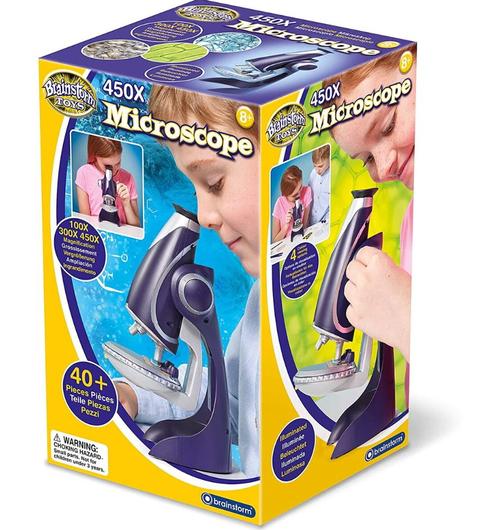 Poze Microscop Brainstorm 450X E2070, 8 - 12 ani, 40 Piese (Multicolor)