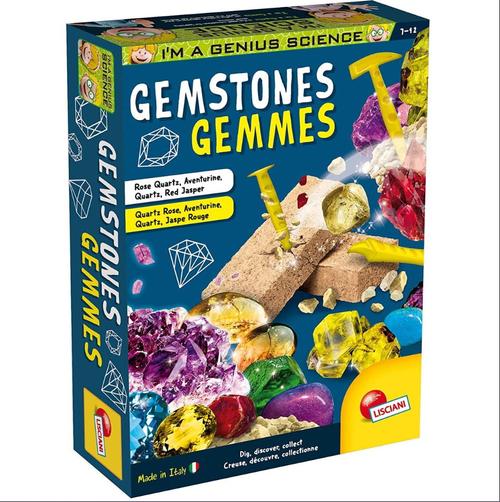 Poze Experimentele micului geniu Lisciani Pietre pretioase LEX48953, 7+ ani (Multicolor)